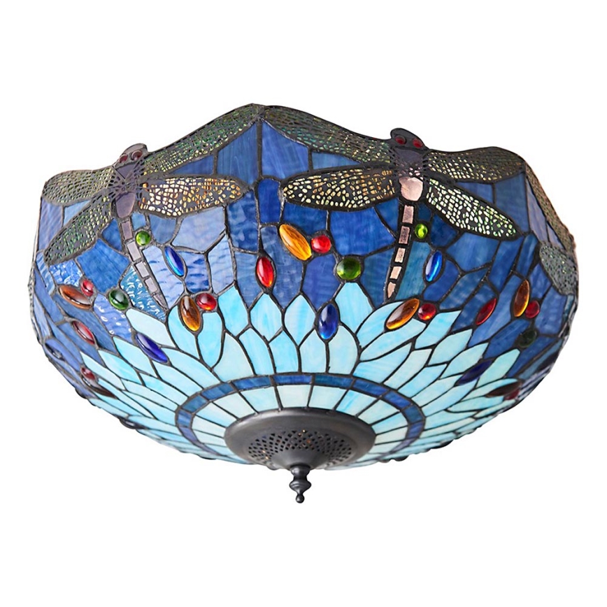 Endon 70722 - Stropna svetilka KAČJI PASTIR 2xE27/60W/230V pr. 41 cm