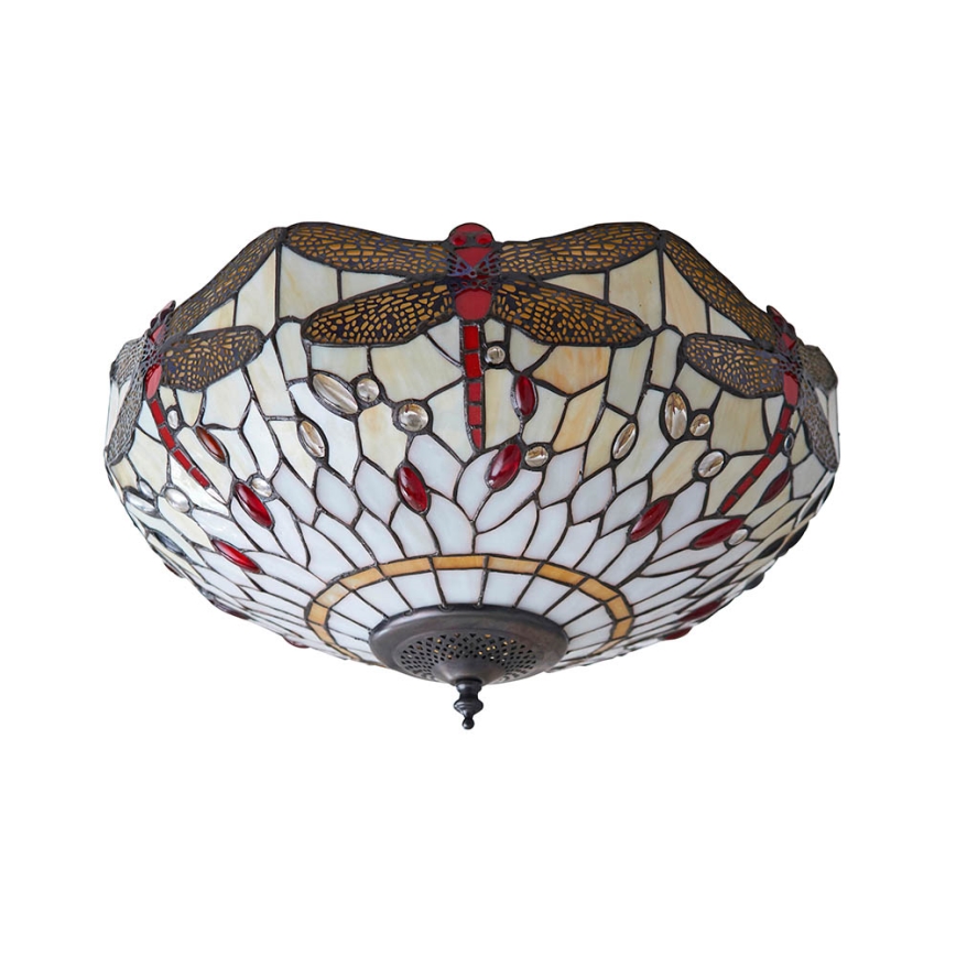 Endon 70723 - Stropna svetilka KAČJI PASTIR 2xE27/60W/230V pr. 41 cm
