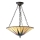 Endon 70754 - Lestenec na verigi DARK STAR 3xE27/60W/230V pr. 49 cm