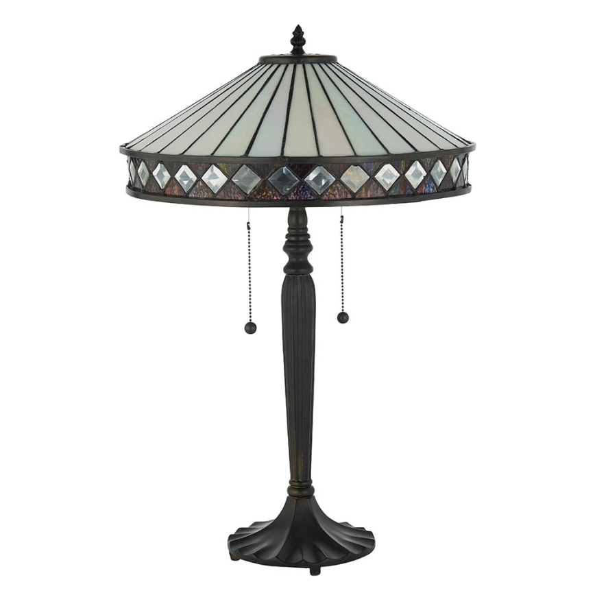 Endon 70935 - Namizna svetilka FARGO 2xE27/60W/230V pr. 41,5 cm