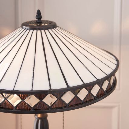 Endon 70935 - Namizna svetilka FARGO 2xE27/60W/230V pr. 41,5 cm
