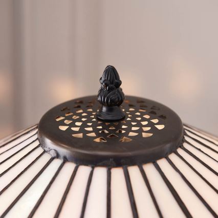 Endon 70935 - Namizna Tiffany svetilka FARGO 2xE27/60W/230V premer 41,5 cm