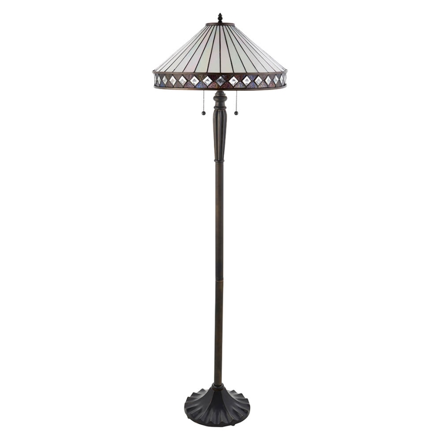 Endon 70936 - Talna svetilka Tiffany FARGO, 2xE27/60W/230V, premer 50 cm