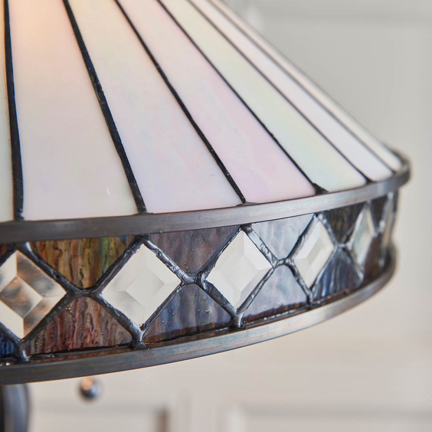 Endon 70936 - Talna svetilka Tiffany FARGO, 2xE27/60W/230V, premer 50 cm