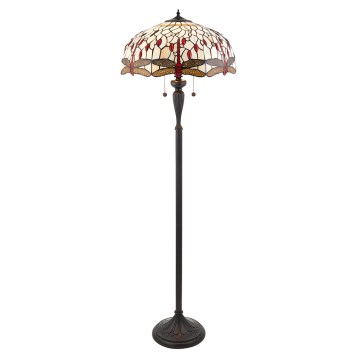 Endon 70940 - Stoječa svetilka DRAGONFLY 2xE27/60W/230V, premer 50 cm