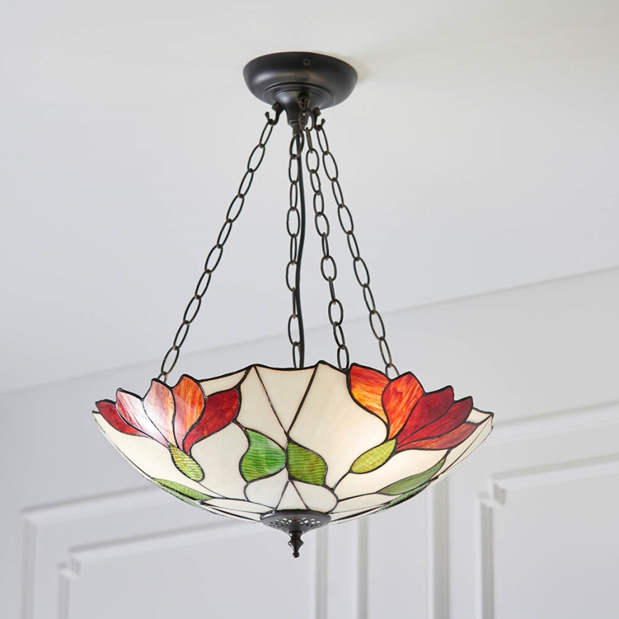 Endon 70946 - Lestenec na verigi BOTANICA 3xE27/60W/230V pr. 45 cm