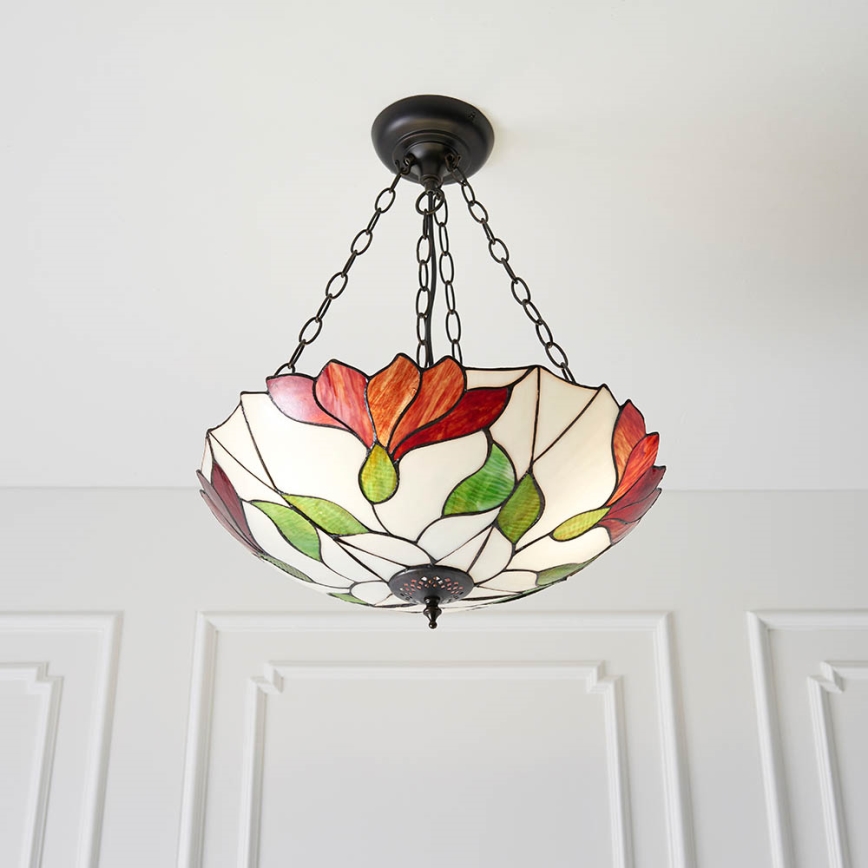 Endon 70946 - Lestenec na verigi BOTANICA 3xE27/60W/230V pr. 45 cm