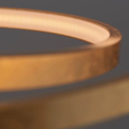 Endon 72479 - LED Lestenec na vrvici SCRIBBLE LED/31,5W/230V 3000K zlata