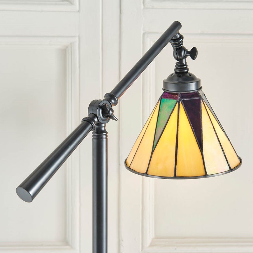 Endon 74355 - Stoječa svetilka DARK STAR 1xE14/40W/230V