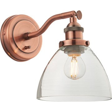 Endon 76334 - Stensko točkovno svetilo HANSEN 1xE14/40W/230V bakreno