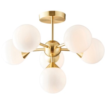 Endon 76501 - Lestenec na palici OSCAR 6xG9/5W/230V zlata