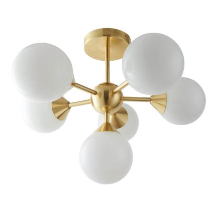 Endon 76501 - Lestenec na palici OSCAR 6xG9/5W/230V zlata