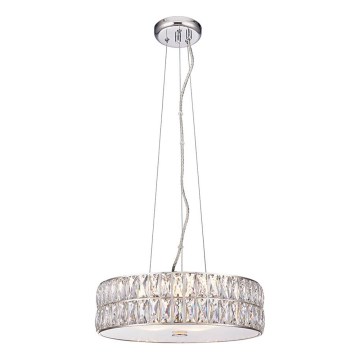 Endon 76513 - LED lestenec na žici VERINA 5xLED/5W/230V sijajni krom