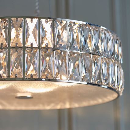 Endon 76513 - LED lestenec na žici VERINA 5xLED/5W/230V sijajni krom