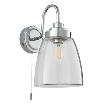 Endon 77088 - Kopalniško stensko svetilo ASHBURY 1xE14/4W/230V IP44 sijajni krom