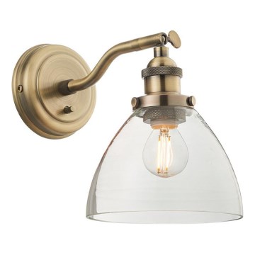 Endon 77273 - Stenski reflektor HANSEN 1xE14/40W/230V medenina