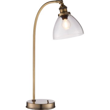 Endon 77859 - Namizna svetilka HANSEN 1xE14/40W/230V medenina