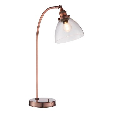 Endon 77861 - Namizna svetilka HANSEN 1xE27/40W/230V baker