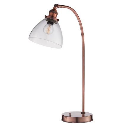 Endon 77861 - Namizna svetilka HANSEN 1xE27/40W/230V baker
