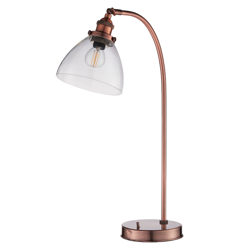 Endon 77861 - Namizna svetilka HANSEN 1xE27/40W/230V baker