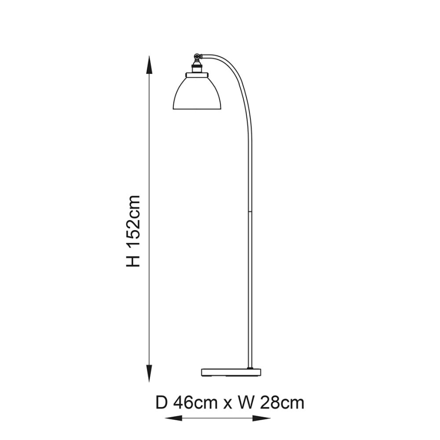Endon 77862 - Talna svetilka HANSEN 1xE27/40W/230V baker