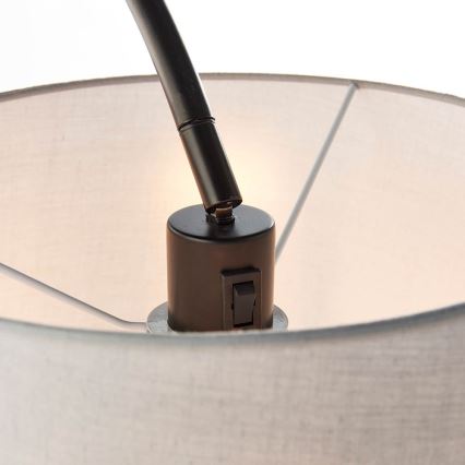 Endon 78163 - Talna svetilka CARLSON 1xE27/60W/230V siva/črna