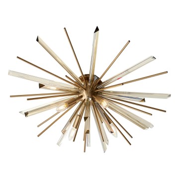 Endon 81937 - Stropno svetilo 4xE14/40W/230V premer 80 cm zlato