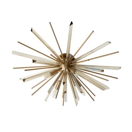 Endon 81937 - Stropno svetilo 4xE14/40W/230V premer 80 cm zlato