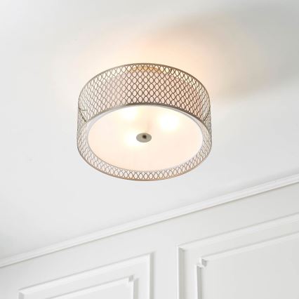 Endon 81966 - Nadgradni lestenec CORDERO 3xE27/10W/230V mat krom