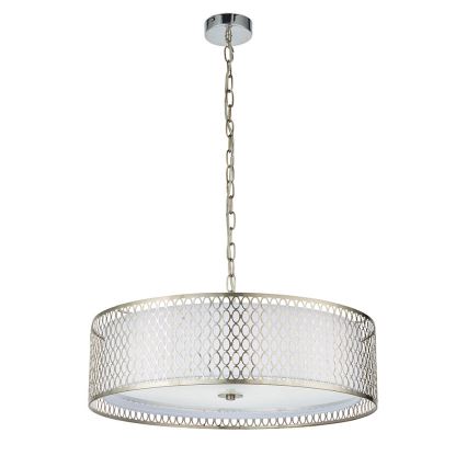 Endon 81969 - Lestenec na verigi CORDERO 3xE27/10W/230V mat krom