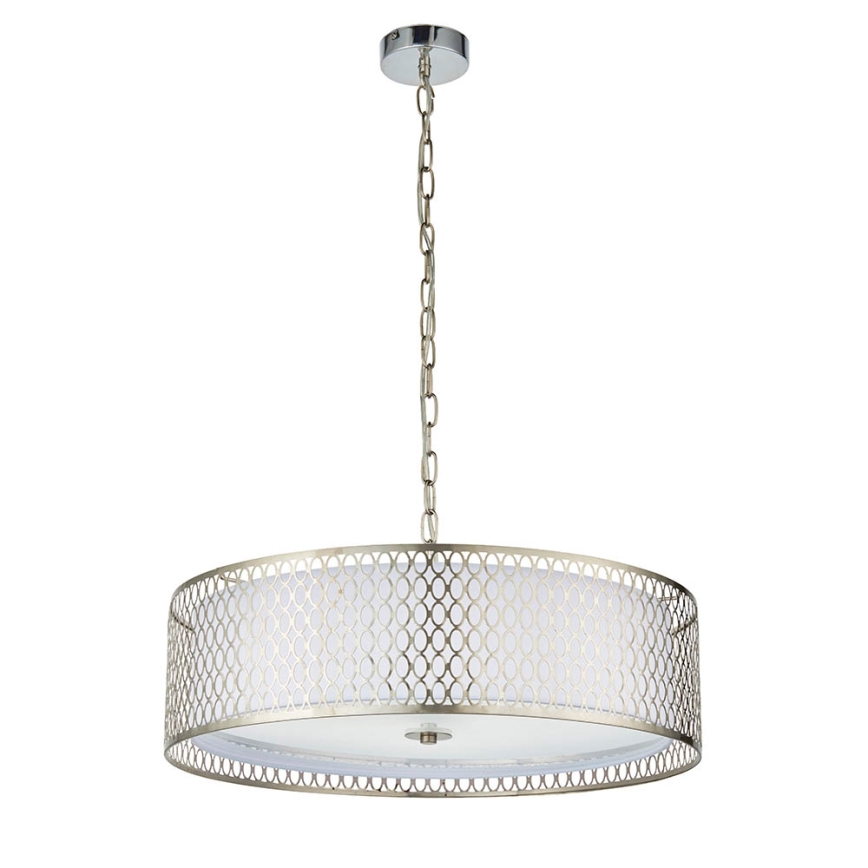 Endon 81969 - Lestenec na verigi CORDERO 3xE27/10W/230V mat krom