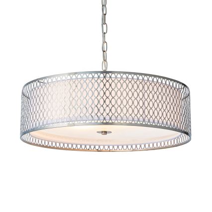 Endon 81969 - Lestenec na verigi CORDERO 3xE27/10W/230V mat krom