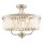 Endon 90264 - Stropno pritrjen lestenec CHESTERFIELD 3xE14/6W/230V, premer 45 cm, sijajni krom