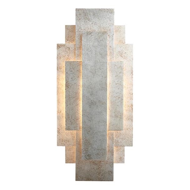 Endon 90451 - Stensko svetilo ALZARE 2xG9/3W/230V bela patina