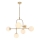 Endon 90842 - Lestenec na drogu 6xE14/7W/230V medenina/bela