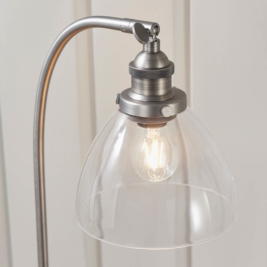 Endon 91740 - Namizna svetilka HANSEN 1xE14/40W/230V mat krom