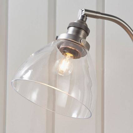 Endon 91740 - Namizna svetilka HANSEN 1xE14/40W/230V mat krom