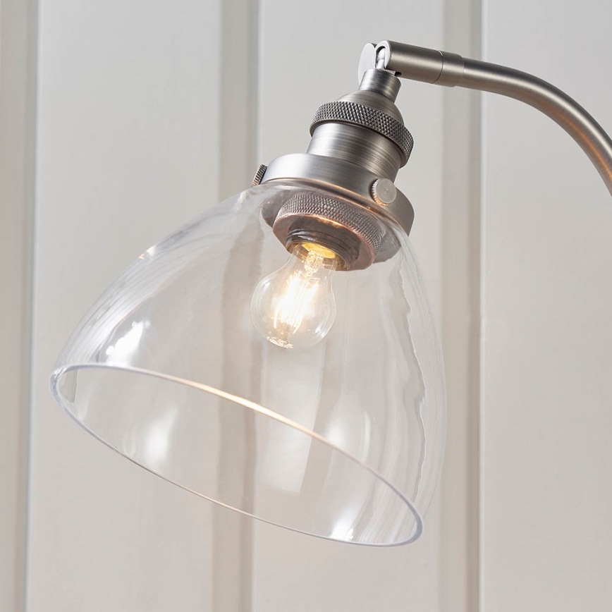 Endon 91740 - Namizna svetilka HANSEN 1xE14/40W/230V mat krom