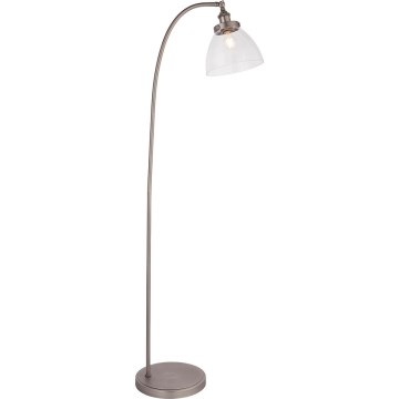 Endon 91741 - Stoječa svetilka HANSEN 1xE27/40W/230V mat krom