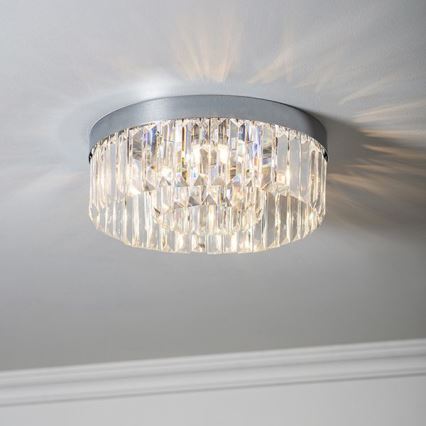 Endon 91811 - Kopalniška stropna svetilka SHIMMER 5xG9/18W/230V IP44 sijajni krom