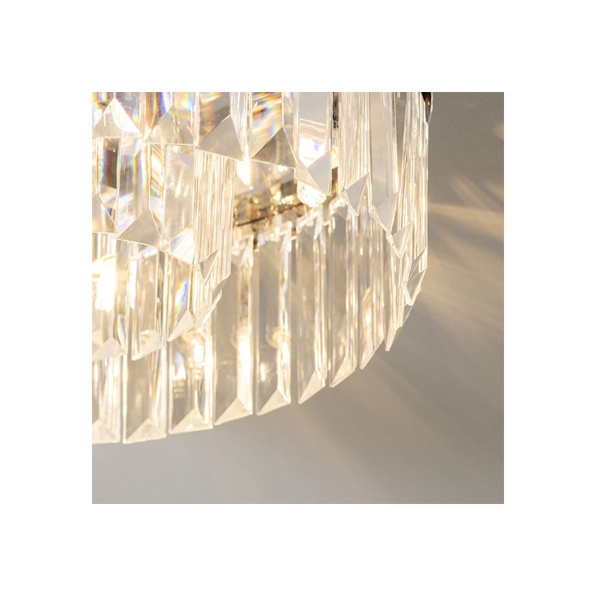 Endon 91811 - Kopalniška stropna svetilka SHIMMER 5xG9/18W/230V IP44 sijajni krom