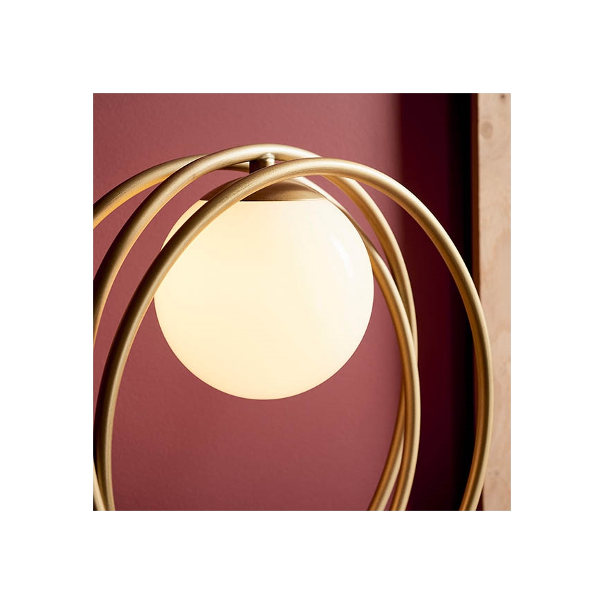 Endon 92491 - Namizna svetilka EMILIO 1xG9/3W/230V zlata/bela