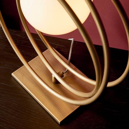 Endon 92491 - Namizna svetilka EMILIO 1xG9/3W/230V zlata/bela