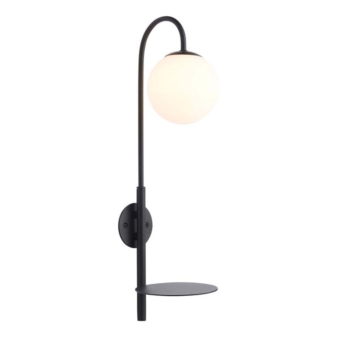 Endon 92726 - Stenska svetilka HALO 1xG9/3W/230V črna