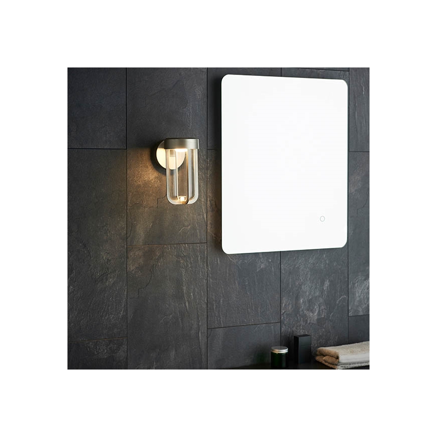 Endon 92782 - LED kopalniško stensko svetilo LED/8W/230V IP44 2700K mat krom