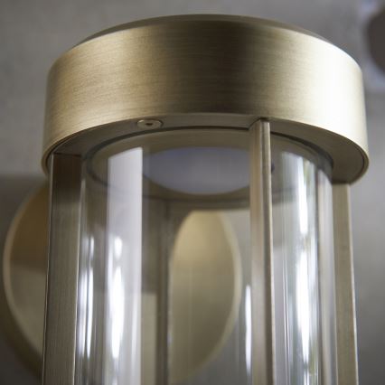 Endon 92856 - LED kopalniško stensko svetilo LED/8W/230V IP44 2700K medenina