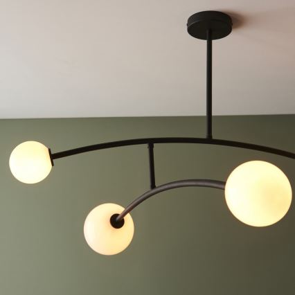 Endon 92940 - Lestenec na drogu BALANCE 4xG9/3W/230V črna