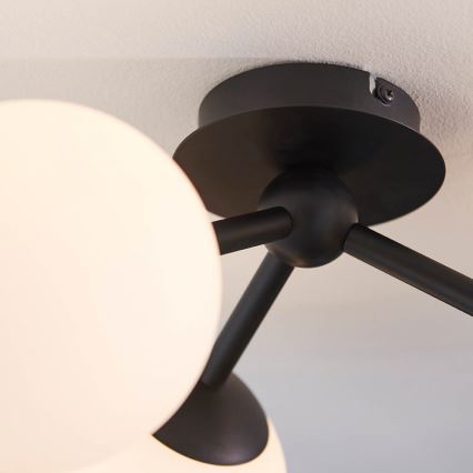 Endon 93489 - Nadometna kopalniška stropna svetilka FRIO 3xG9/3W/230V IP44 črna