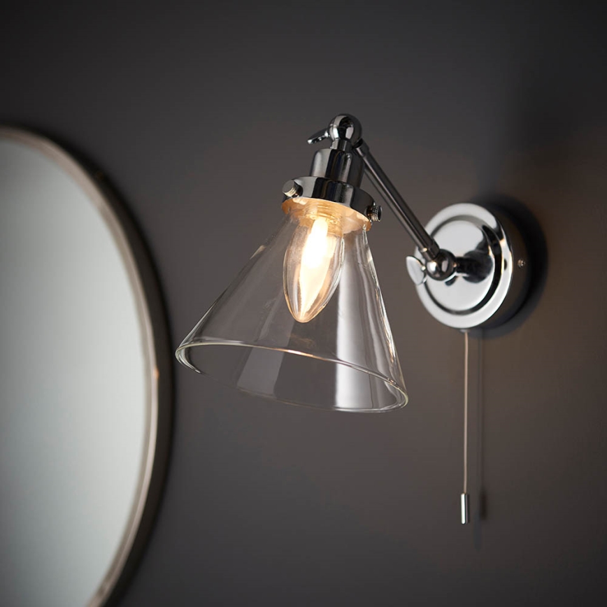 Endon 93853 - Kopalniški stenski reflektor FARADAY 1xG9/3W/230V IP44 sijajni krom