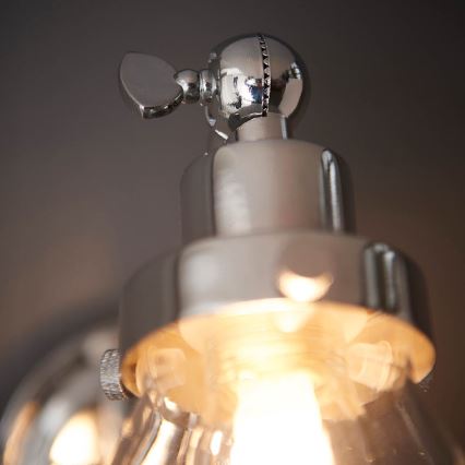 Endon 93853 - Kopalniški stenski reflektor FARADAY 1xG9/3W/230V IP44 sijajni krom